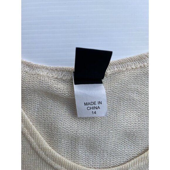 Swell Big Girls Knit I Heart The USA Flag Tank Top Size 14 - Picture 7 of 8